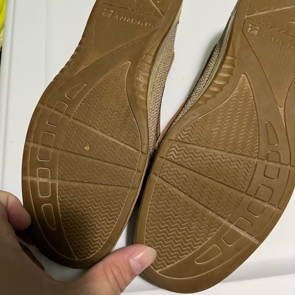 Sperry topsiders size 10 M leather - Picture 2 of 5